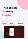 The Faceless YouTube Empire digital playbook PDF cover
